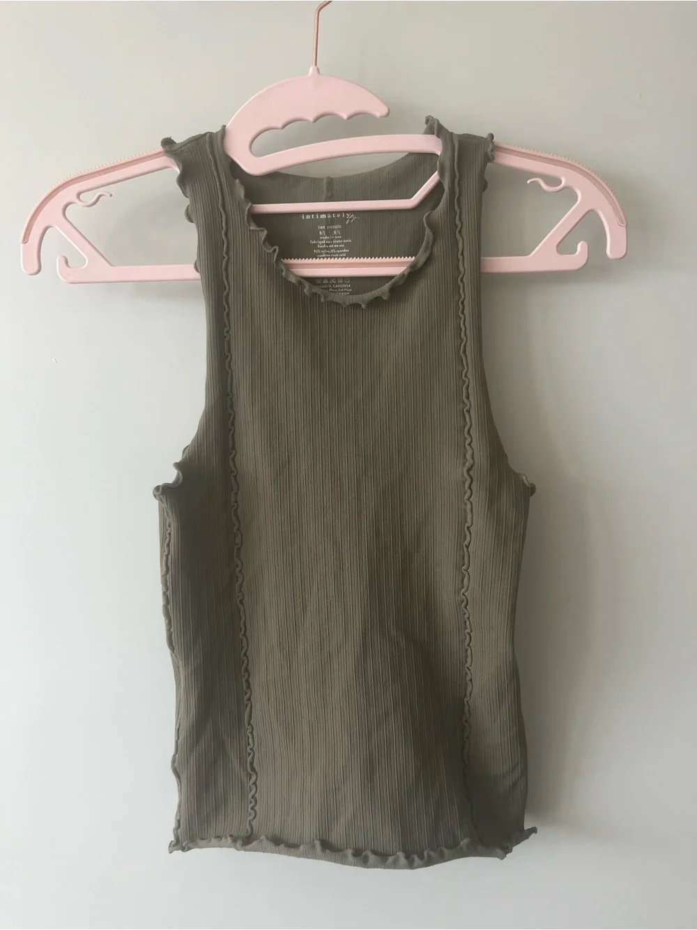 Free People fitted ribbed